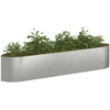 Pakelta sodo lova Galvanizuotas plienas 220 x 40 x 40 cm