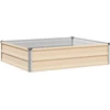 Pakelta sodo lova Ivory 100 x 80 x 24 cm Galvanizuotas plienas