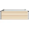 Pakelta sodo lova Ivory 100 x 80 x 24 cm Galvanizuotas plienas