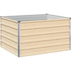 Pakelta sodo lova Ivory 100 x 80 x 55 cm Galvanizuotas plienas