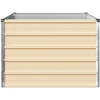 Pakelta sodo lova Ivory 100 x 80 x 55 cm Galvanizuotas plienas