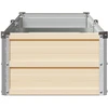 Pakelta sodo lova Ivory 160 x 40 x 24 cm