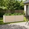 Pakelta sodo lova Ivory 160 x 40 x 55 cm