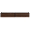 Pakelta sodo lova Juoda 160 x 40 x 24 cm