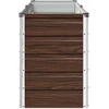 Pakelta sodo lova Juoda 160 x 40 x 55 cm