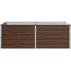 Pakelta sodo lova Juoda 160 x 80 x 55 cm