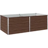 Pakelta sodo lova Juoda 160 x 80 x 55 cm