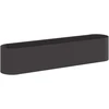 Pakelta sodo lova Juoda 200 x 40 x 40 cm