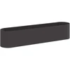 Pakelta sodo lova Juoda 200 x 40 x 40 cm