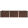 Pakelta sodo lova Juoda 240 x 80 x 55 cm