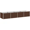 Pakelta sodo lova Juoda 320 x 80 x 55 cm