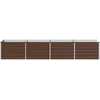 Pakelta sodo lova Juoda 320 x 80 x 55 cm