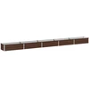 Pakelta sodo lova Juoda 400 x 40 x 24 cm
