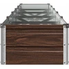 Pakelta sodo lova Juoda 400 x 40 x 24 cm
