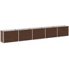 Pakelta sodo lova Juoda 400 x 40 x 55 cm