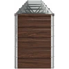 Pakelta sodo lova Juoda 400 x 40 x 55 cm