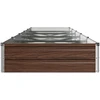 Pakelta sodo lova Juoda 400 x 80 x 24 cm