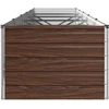 Pakelta sodo lova Juoda 400 x 80 x 55 cm