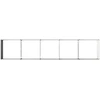 Pakelta sodo lova Juoda 400 x 80 x 55 cm