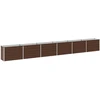 Pakelta sodo lova Juoda 480 x 40 x 55 cm