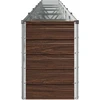 Pakelta sodo lova Juoda 480 x 40 x 55 cm