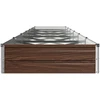 Pakelta sodo lova Juoda 480 x 80 x 24 cm