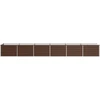 Pakelta sodo lova Juoda 480 x 80 x 55 cm