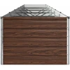 Pakelta sodo lova Juoda 480 x 80 x 55 cm