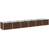 Pakelta sodo lova Juoda 480 x 80 x 55 cm