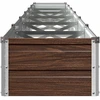 Pakelta sodo lova Juoda 600 x 40 x 24 cm