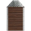 Pakelta sodo lova Juoda 600 x 40 x 55 cm