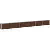 Pakelta sodo lova Juoda 600 x 40 x 55 cm
