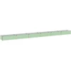 Pakelta sodo lova Pastelinė žalia 480 x 40 x 24 cm
