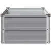 Pakelta sodo lova Pilka 100 x 40 x 24 cm