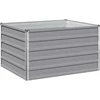 Pakelta sodo lova Pilka 100 x 80 x 55 cm