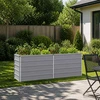 Pakelta sodo lova Pilka 160 x 40 x 55 cm