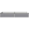 Pakelta sodo lova Pilka 160 x 80 x 24 cm