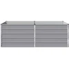 Pakelta sodo lova Pilka 160 x 80 x 55 cm