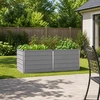 Pakelta sodo lova Pilka 160 x 80 x 55 cm