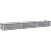 Pakelta sodo lova Pilka 240 x 40 x 24 cm