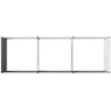 Pakelta sodo lova Pilka 240 x 80 x 55 cm