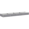 Pakelta sodo lova Pilka 320 x 80 x 24 cm