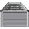 Pakelta sodo lova Pilka 400 x 40 x 24 cm
