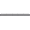 Pakelta sodo lova Pilka 400 x 80 x 24 cm