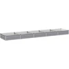 Pakelta sodo lova Pilka 400 x 80 x 24 cm