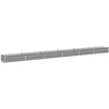 Pakelta sodo lova Pilka 480 x 40 x 24 cm