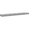 Pakelta sodo lova Pilka 480 x 80 x 24 cm