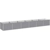 Pakelta sodo lova Pilka 480 x 80 x 55 cm