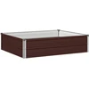 Pakelta sodo lova Ruda 100 x 80 x 24 cm Galvanizuotas plienas
