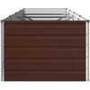 Pakelta sodo lova Ruda 321 x 80 x 55 cm Galvanizuotas plienas